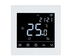 Termostatas HEATCOM HC91 Wi-Fi, baltas