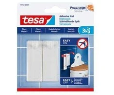 Tesa Kabliukai rėmelui pakabinti, 77763, 2X3 kg, plytelėms