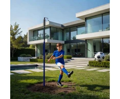 Tetherball futbolo treniruočių rinkinys su virve, stulpu, spyruokle, kamuoliu ir pompa, MOVEPRO