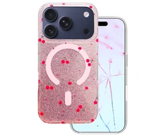 TFO Cherry Mag dėklas, skirtas iPhone 17 Pro Max 6,9" / 18 Pro Max 6,9" su blizgučiais