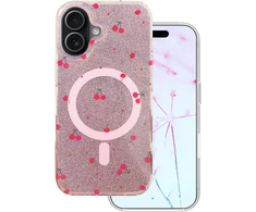 TFO Cherry Mag dėklas, skirtas iPhone 17 6,3” su blizgučiais