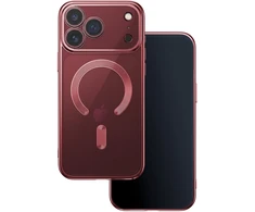 TFO „Color Chrome Mag“ dėklas, skirtas „iPhone 17 Pro“ 6,3" / 18 Pro 6,3", tamsios vyšnios spalvos