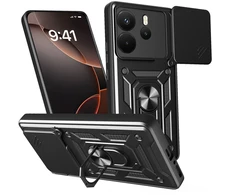 TFO „Defender Slide“ dėklas, skirtas „Xiaomi Redmi Note 14 4G“ (Global), juodas (164.84 x 78.15 x 8.16 mm)