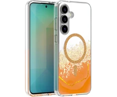 TFO Epoxy Mag dėklas, skirtas Samsung Galaxy S25 FE, oranžinis