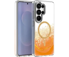 TFO Epoxy Mag dėklas, skirtas Samsung Galaxy S25 Ultra, oranžinis