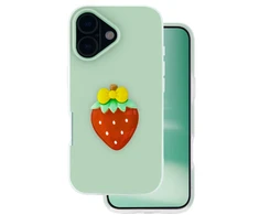 TFO „Fruit“ 2 viename dėklas, skirtas „iPhone 17“ 6,3" žalias