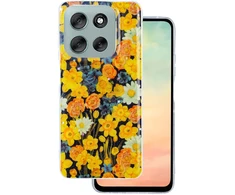 TFO Glow Glam dėklas Motorola Moto G86 oranžinis