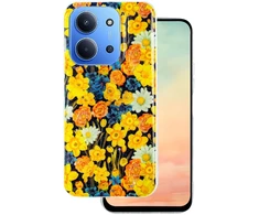 TFO Glow Glam dėklas, skirtas Xiaomi Redmi 15C 4G EU / 15C 5G EU (173.16 x 81.06 x 8.2 mm) oranžinis