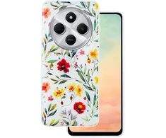 TFO Glow Glam dėklas, skirtas Xiaomi Redmi 14C 4G/ 14C 5G / Redmi A4 / POCO C75 baltas