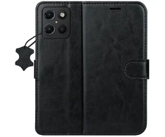 TFO Išmanusis „Luxe“ odinis dėklas, skirtas Motorola Moto G15 / G15 Power / G17 / G17 Power, rudas
