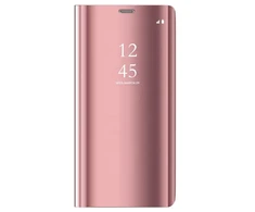 TFO Išmanusis „Smart Clear View“ dėklas, skirtas Samsung Galaxy S23 FE, rožinės spalvos