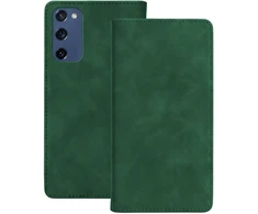 TFO Išmanusis Suede dėklas, skirtas Samsung Galaxy S20 FE / S20 Lite / S20 FE 5G, žalias