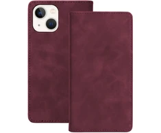 TFO Išmanusis zomšinis dėklas iPhone 13 6,1" bordo spalvos