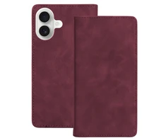 TFO Išmanusis zomšinis dėklas, skirtas iPhone 16 6,1" vyšninės spalvos