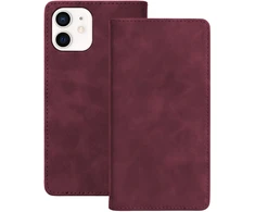 TFO Išmanusis zomšinis dėklas, skirtas iPhone 12 / 12 Pro, bordo spalvos