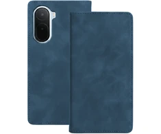 TFO Išmanusis zomšinis dėklas, skirtas Xiaomi Redmi A7 Pro 4G / Redmi A7 Pro 5G, tamsiai mėlynas