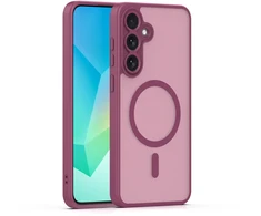 TFO „Mag Matt“ dėklas, skirtas „Samsung Galaxy S26 Plus“, bordo spalvos, su apsauga kamerai