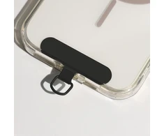 TFO Metalinės spalvos telefono įdėklas, juodas