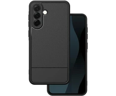 TFO Paprastas Carbon dėklas, skirtas Samsung Galaxy A36 5G / A37 5G, juodas