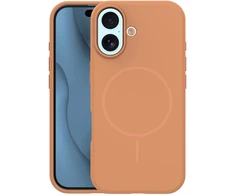 TFO Plonas silikoninis Mag dėklas, skirtas iPhone 17 6,3" / 18 6,3", karamelės spalvos