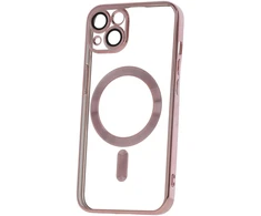 TFO Spalvotas Chrome Mag dėklas, skirtas Xiaomi Redmi 15C 4G EU / 15C 5G EU (173.16 x 81.06 x 8.2 mm) rožinio aukso spalvos