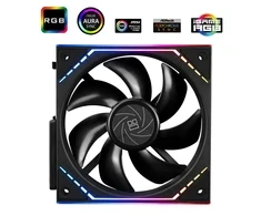 Thermalright TL-M12Q PWM ARGB Ventiliatorius | Juodas