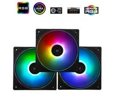 Thermalright TL-S12-S X3 PWM ARGB Juodas 3vnt. (120mm) (Juodi) Ventiliatoriai