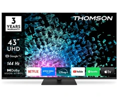 Thomson 43MG7C15 televizorius 109,2 cm (43″) 4K Ultra HD Smart TV „Wi-Fi“ Juoda 320 cd/m²