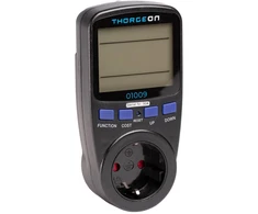 THORGEON Elektros energijos matuoklis 230Vac, 16A, juodas