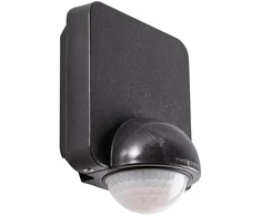 Thorgeon Judesio jutiklis PIR, 230Vac, 1200W, 8m, sieninis, IP54, juodas
