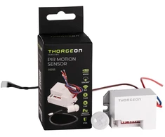 THORGEON Judesio jutiklis PIR, su išoriniu IP65 sensorium, 230Vac, 800W, 6m, IP65