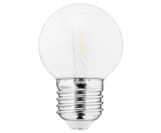 Thorgeon Lemputė LED E27, 230V, 1W, G45, 50lm, 2700K, FILAMENT U, PC matinė
