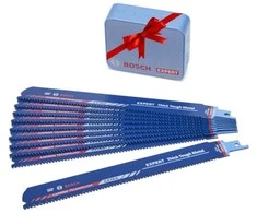 Tiesinio pjūklo pjūkleliai BOSCH Thick Tough Metal S1155 CHC, 10 vnt. su priedu