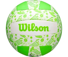 Žalia ir balta Wilson tinklinio kamuolys