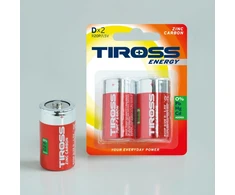 TIROSS BATERIJA R20 2vnt.