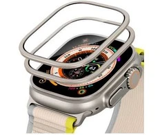 (Titanium) Apsauginis stiklas Apple Watch 1 / 2 / 3 (49mm) laikrodžiui ESR Armorite TG 2 vnt.