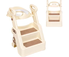 Toilet training seat for children with steps, ladder and handles ECOTOYS