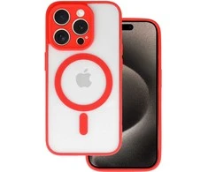 Topt Acrylic Color Magsafe dėklas skirtas Apple iPhone 13 Pro raudonos spalvos