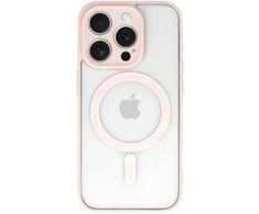 Topt Acrylic Color Magsafe dėklas skirtas Apple iPhone 16 Pro Max rožinės spalvos