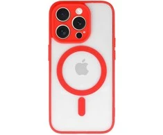 Topt Acrylic Color Magsafe dėklas skirtas Apple iPhone 16 Plus raudonos spalvos
