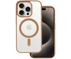 Topt Acrylic Color Magsafe dėklas skirtas Apple iPhone 12 Pro desert titanium