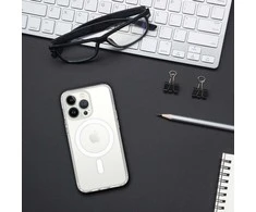 Topt Acrylic Magsafe Dėklas skirtas Apple iPhone 15 skaidrus