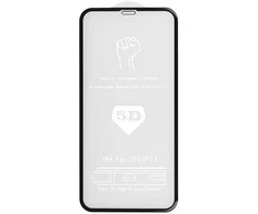 Topt Riposo Apsauginis stiklas „5D“ įvairiems telefonų modeliams, juodas IPHONE 11 PRO MAX (6.5')