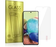 Topt Apsauginis stiklas Gold skirtas Samsung Galaxy A71 5G (with a hole skirtas a camera)