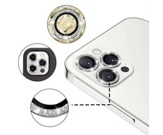 Toptel Topt Apsauginis stiklas HARD DIAMOND skirtas kamerai (lešiui) Apple iPhone 14/14 Plus auksinis (2 vnt)