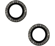 Toptel Topt Apsauginis stiklas HARD DIAMOND skirtas kamerai (LENS) skirtas Apple iPhone 17 juodas (objektyvui 2 vnt)