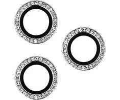Toptel Topt Apsauginis stiklas HARD DIAMOND skirtas kamerai (lešiui) Apple iPhone 15/15 Plus sidabrinis (2 vnt)