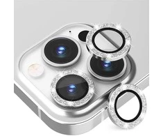 Toptel Topt Apsauginis stiklas HARD DIAMOND skirtas kamerai (lešiui) Apple iPhone 14 Pro/14 Pro Max sidabrinis (3 vnt)