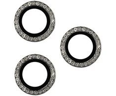 Toptel Topt Apsauginis stiklas HARD DIAMOND skirtas kamerai (lešiui) Apple iPhone 16 Pro/16 Pro Max pilkas (3 vnt)