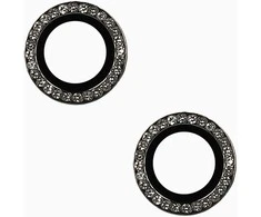 Toptel Topt Apsauginis stiklas HARD DIAMOND skirtas kamerai (lešiui) Apple iPhone 15/15 Plus juodas (2 vnt)